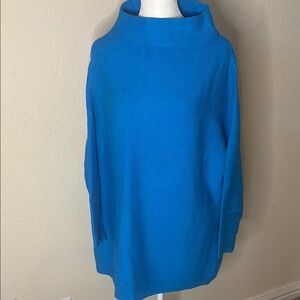NWOT! Amazon Blue Cowl Neck Sweater
